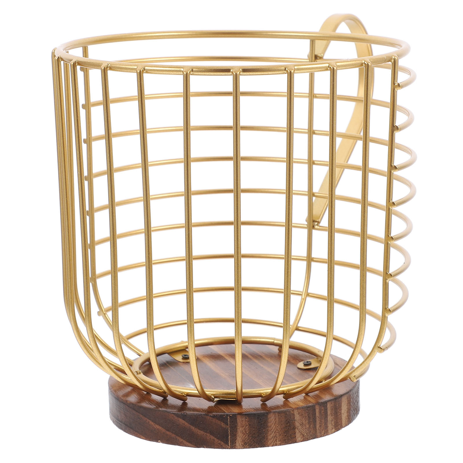 Chocolate Snack - Coffee Organizer Storage Basket Metal Iron