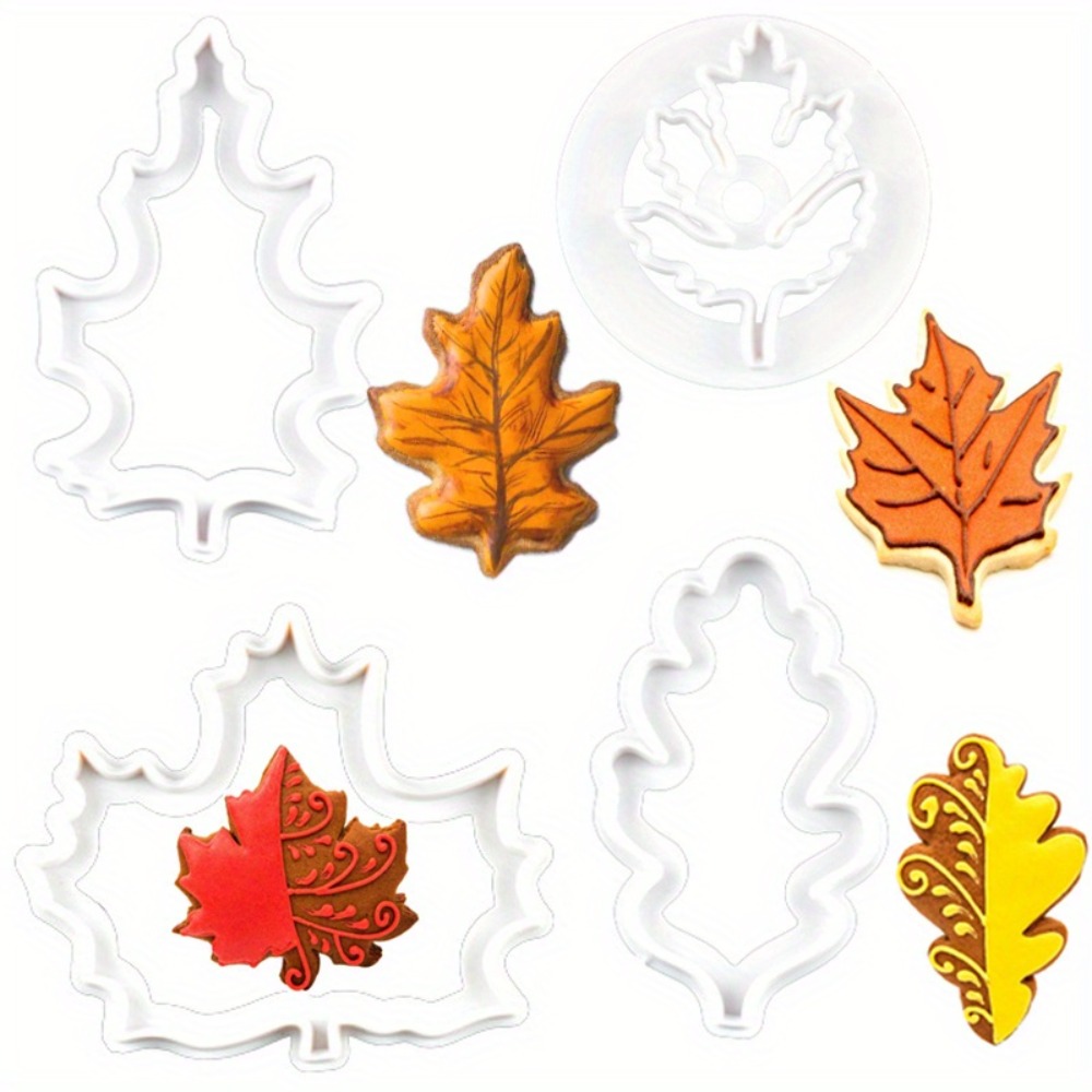 Cookies Pack - 4Pcs Set Fall Leaf Cookie Cutters
