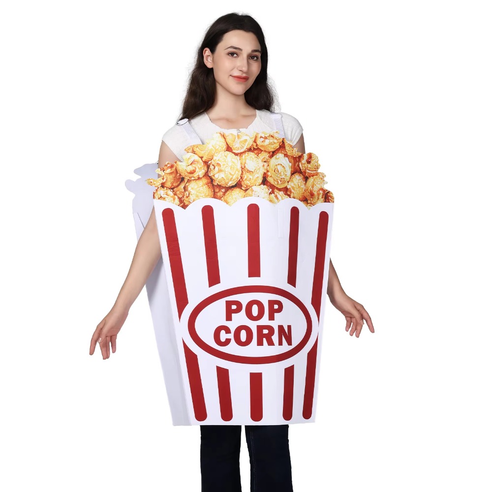Popcorn - Halloween Popcorn Cosplay Costume New Funny