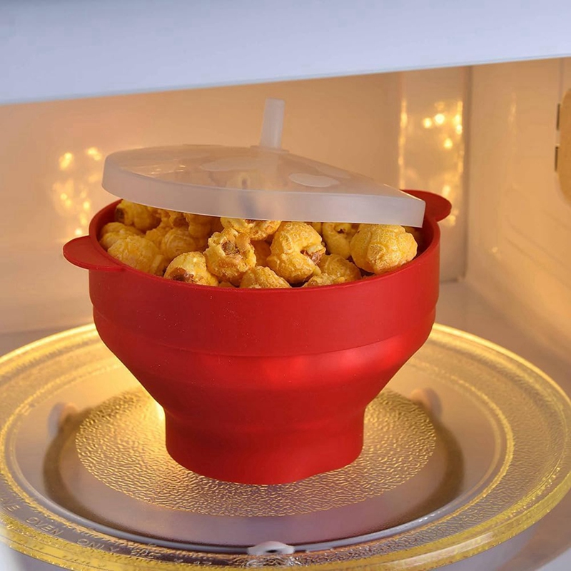 Foldable Silicone Popcorn Bowl - Popcorn 评论和价格