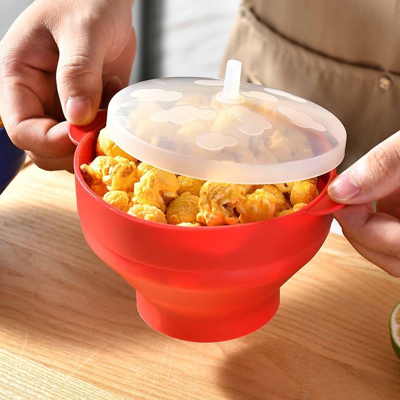 Foldable Silicone Popcorn Bowl - Popcorn 评论和价格
