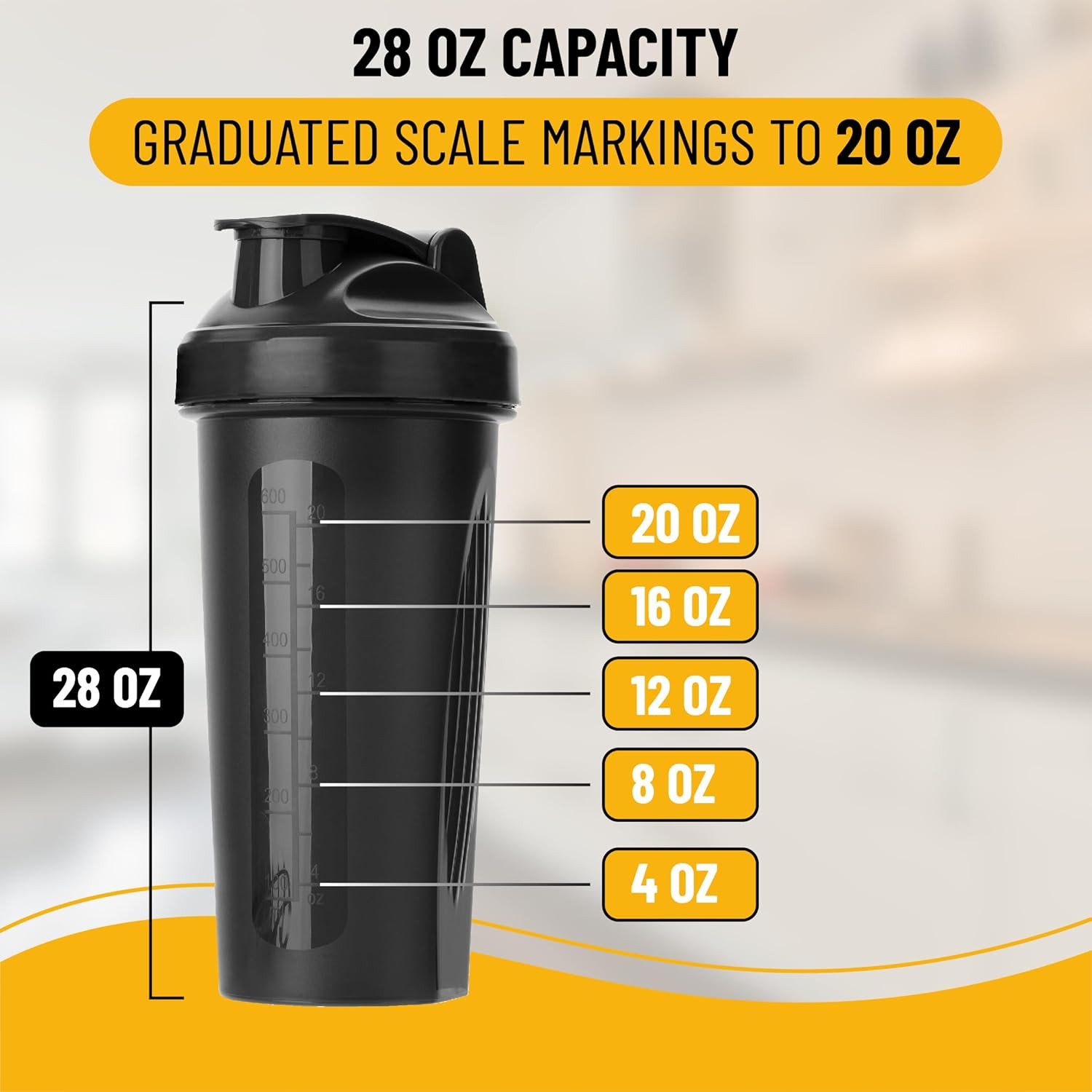 2PCS 20 oz Protein Shaker Bott - Protein Bar 评论和价格