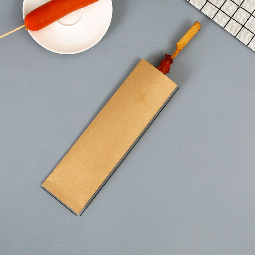 Kraft Paper Food Pouch Grease  - Food Snacks Catering 评论和价格