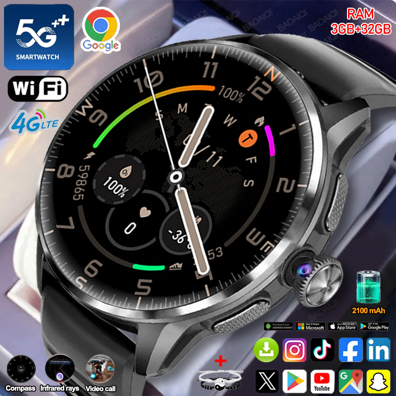 5G/4G Full Network Smart Watch - Seaweed Snack 评论和价格
